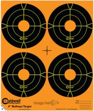 Caldwell Orange Peel Cible 10cm Autocollante Bullseye x25