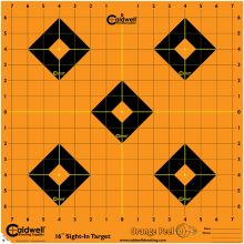 Caldwell Orange Peel Sight-In Cible 40cm Autocollante x5