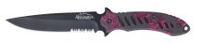 Remington F.A.S.T. Zombie Hunter Couteau à Lame Fixe 13.2 CM Rouge & Noir