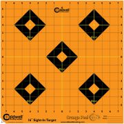 Caldwell Orange Peel Sight-In Target 40cm Self-Adhesive x12