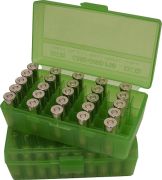 MTM P50-44 Ammo Box 44 Magnum, 45 Long Colt Clear Green