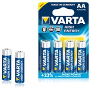 Varta High Energy AA Batteries pack of 4